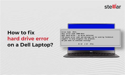 error code dell hard drive